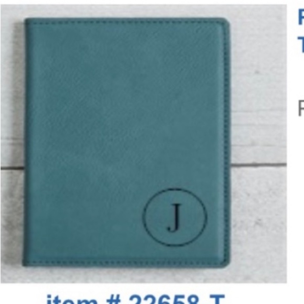 Passport Holder (J) great gift or if you travel :)